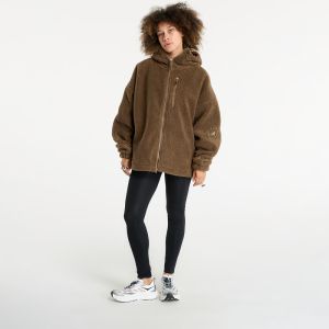 Bunda adidas By Stella McCartney Full-Zip Winter Fleece Brown Moss/ Wild Brown S