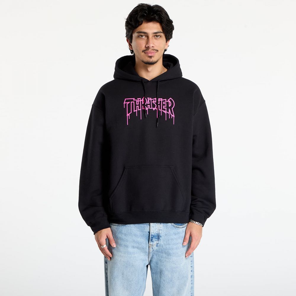 Mikina Thrasher One-liner Hoodie Black L