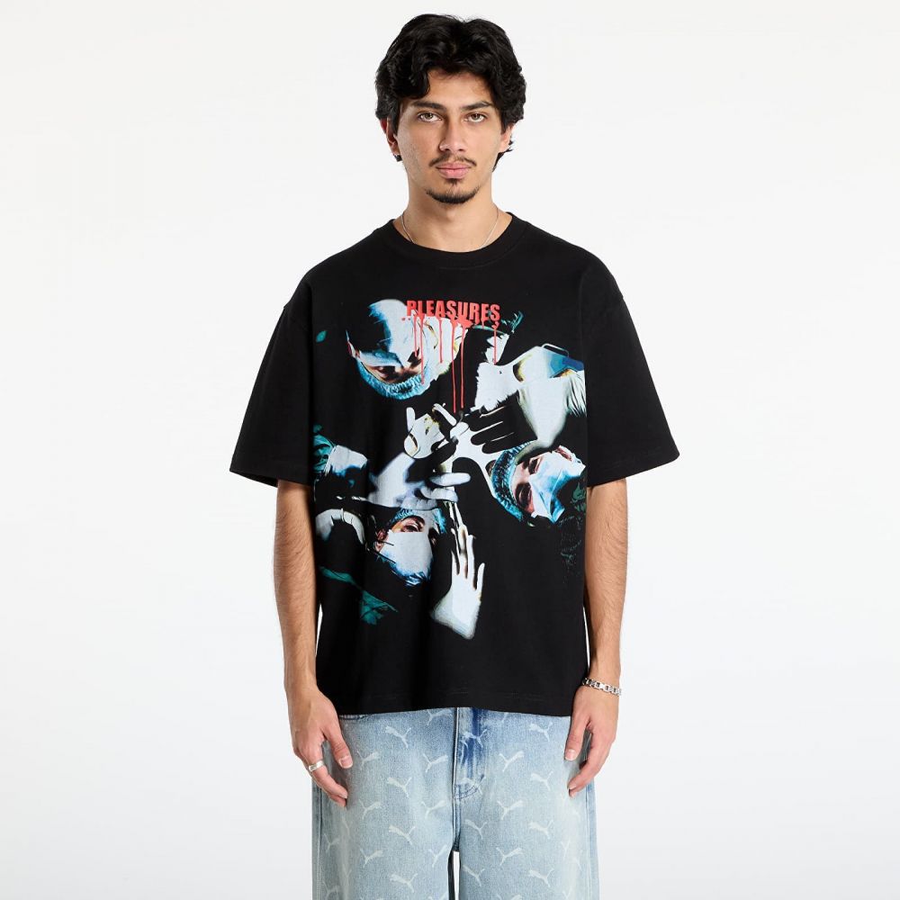 Tričko PLEASURES Autopsy Heavyweight Shirt Black XL