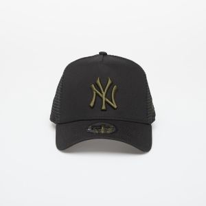 Šiltovka New Era 9FORTY Af Trucker MLB League Essential Trucker New York Yankees Black/ Rifle Green Universal