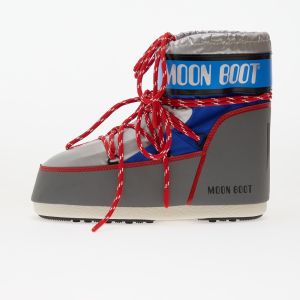 Tenisky Moon Boot Icon Low Space Racing Silver/ Blue/ Red EUR 36-38