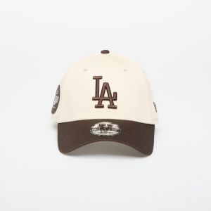 Šiltovka New Era 9FORTY MLB Side Patch Los Angeles Dodgers Light Cream/ Nfl Brown Suede Universal