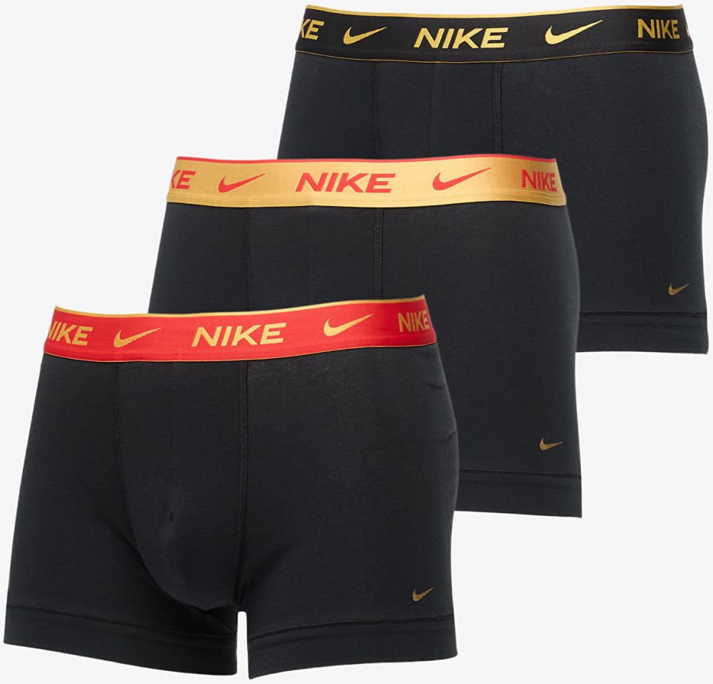 Boxerky Nike Trunk 3-Pack Black XL