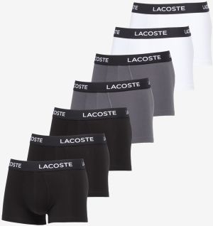 LACOSTE Trunks Underwear 7-Pack Black/ White-Font XL