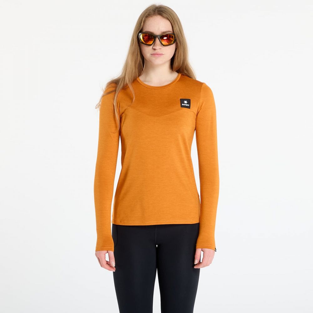 Tričko SAYSKY W Reflective Logo Pace Long Sleeve Orange M