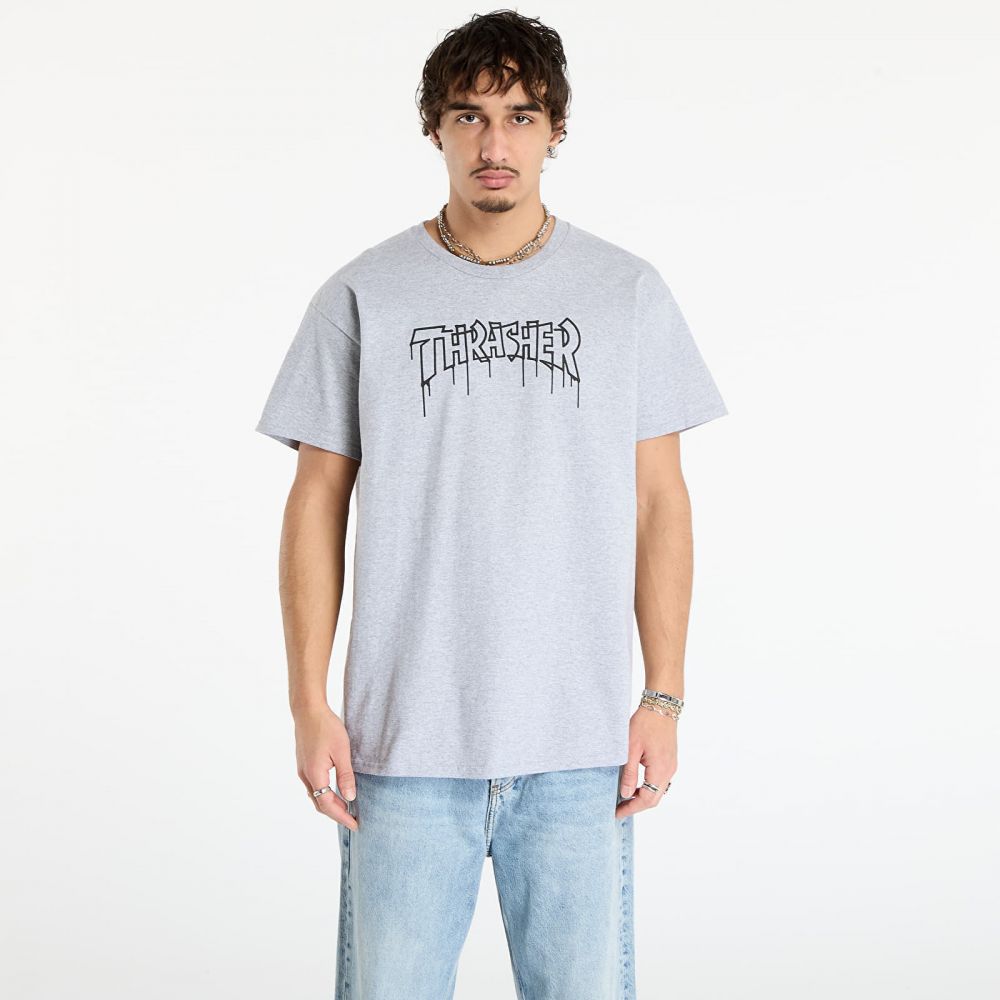 Tričko Thrasher One-liner T-Shirt Spory Grey L