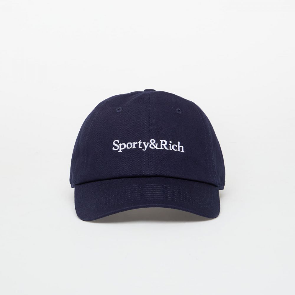 Šiltovka Sporty & Rich Serif Logo Hat Dark Navy Universal