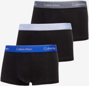 Boxerky Calvin Klein Low Rise Trunk 3-Pack Blue M