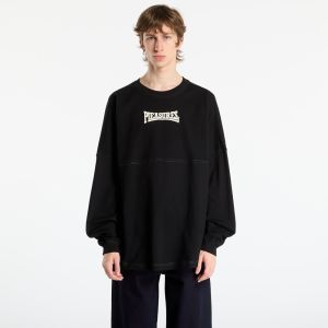 Tričko PLEASURES Bulldog Heavyweight Long Sleeve Black S