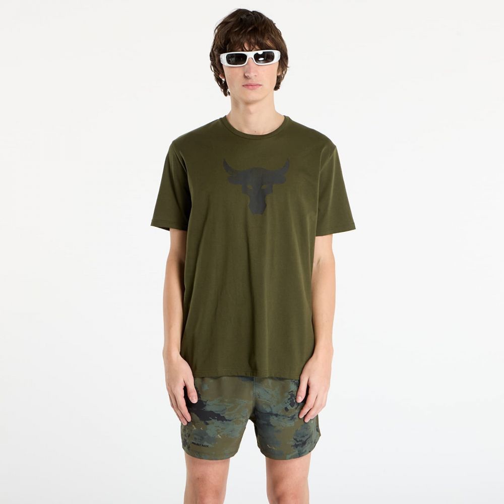 Tričko Under Armour Project Rock Brahma Bull SS Expedition Green XXL