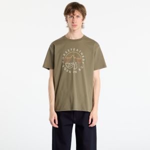 Tričko Horsefeathers Line Circle T-Shirt Burnt Olive S