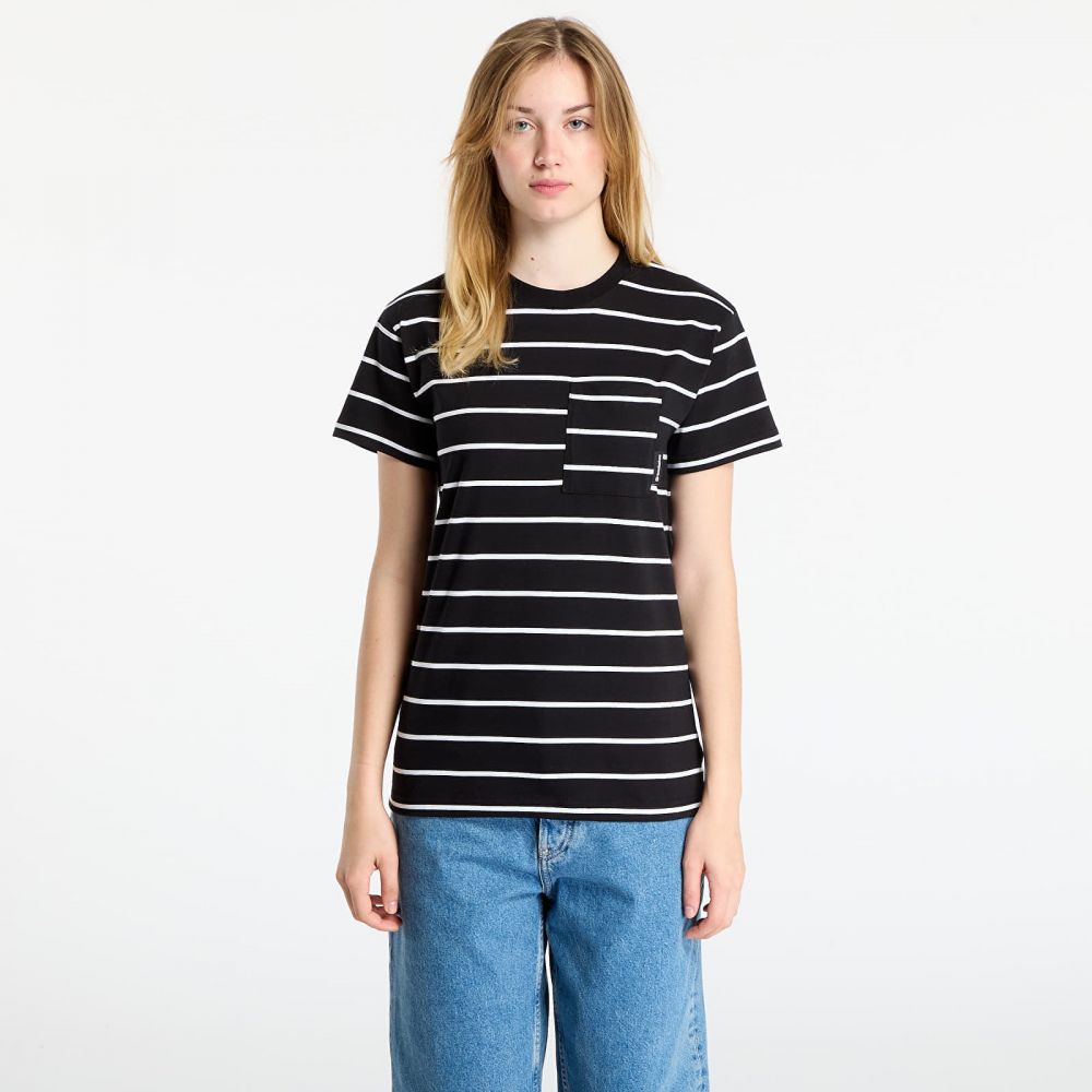 Tričko Horsefeathers Pyper Top Black Stripes M