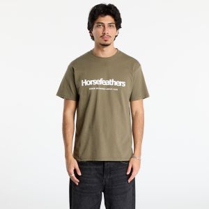 Tričko Horsefeathers Quarter T-Shirt Burnt Olive M