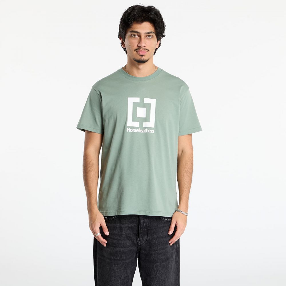 Tričko Horsefeathers Base T-Shirt Iceberg Green XXL