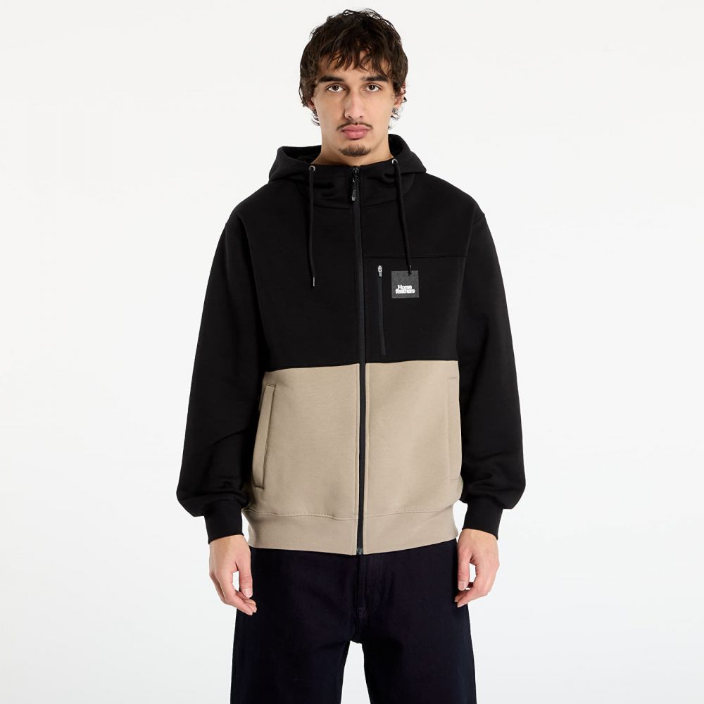 Mikina Horsefeathers Vick Sweatshirt Black/ Taupe S