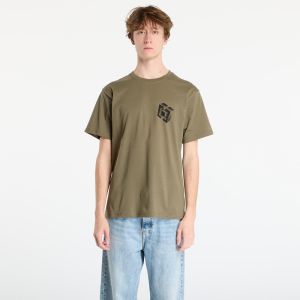 Tričko Horsefeathers Blocks T-Shirt Burnt Olive XXL