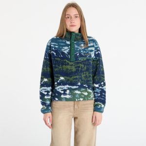 Mikina Columbia Helvetia™ II Printed Cropped Half Snap Everblue Sisters/ Rain Forest M