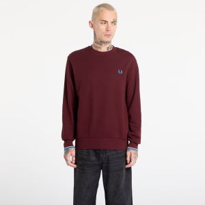 Mikina FRED PERRY Crew Neck Sweatshirt Oxbld/ Ecr/ Crtblu XL
