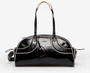 Taška adidas x Wales Bonner Leather Bag Black/ Better Scarlet Universal