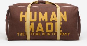 Taška HUMAN MADE Canvas Boston Bag Large Brown Universal