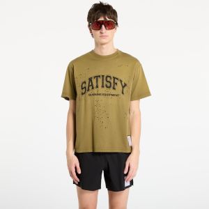 Tričko Satisfy MothTech T-Shirt Sun Bleached Military Olive S