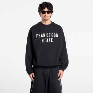 Mikina Fear of God Essentials 90's Crewneck Jet Black XXL