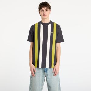 Tričko FRED PERRY Vertical Stripe T-Shirt Anchor Grey L