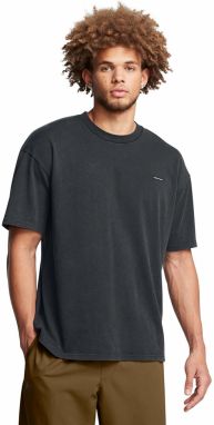 Tričko Under Armour M Hw Os Logo Wash SS T-Shirt Black XXL