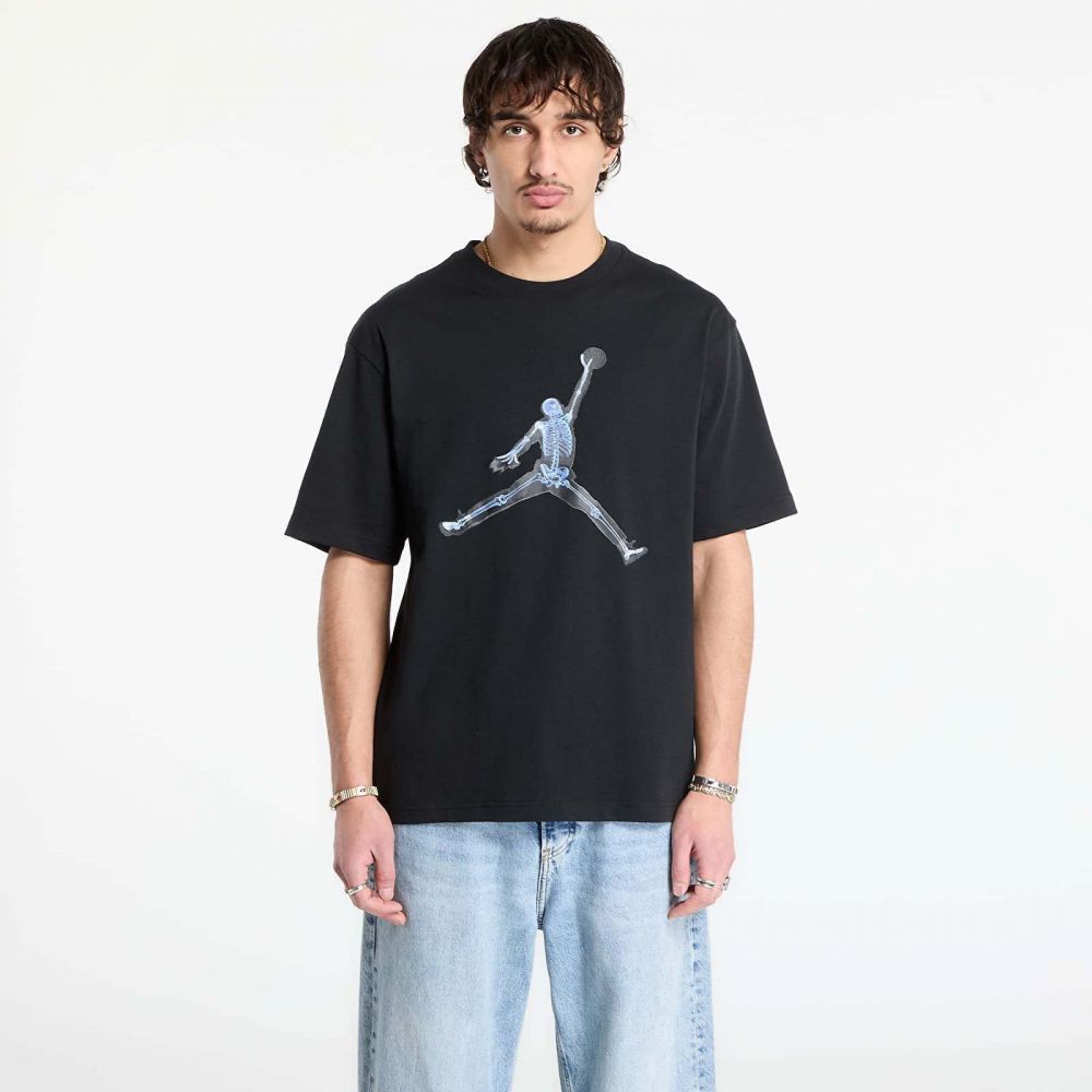 Tričko Jordan Men's T-Shirt Black/ White XL