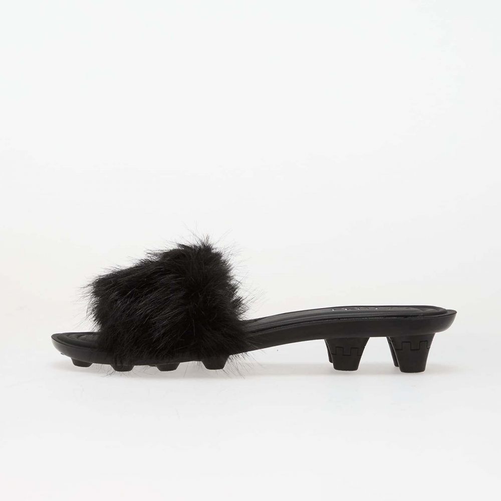 Tenisky Puma x FENTY Slide Chic Fur Puma Black-Puma Silver EUR 38