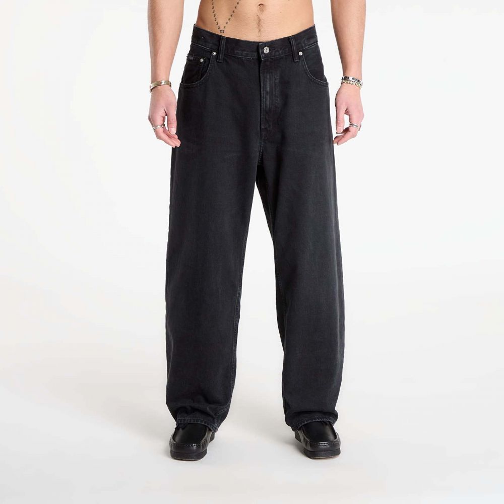 Džínsy Calvin Klein Jeans Barrel Covenant Jeans Black 31