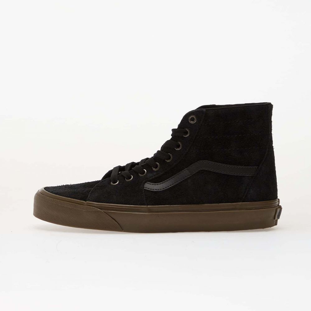 Tenisky Vans SK8-Hi Tapered Hairy Suede Black/ Gum EUR 43
