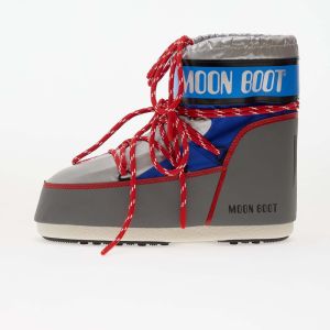Tenisky Moon Boot Icon Low Space Racing Silver/ Blue/ Red EUR 45-47