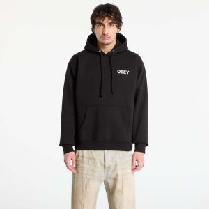 Mikina OBEY Doberman Pullover Hood Black XL