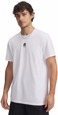 Tričko Under Armour Curry Hvyweight Logo Tee White XL