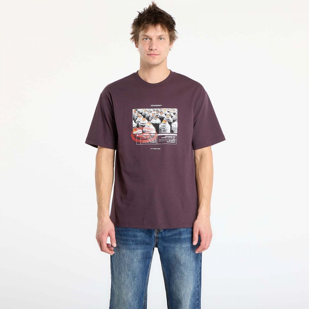 Tričko Vans Style Tips SS Tee Dark Port L