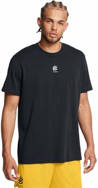 Tričko Under Armour Curry Hvyweight Logo Tee Black XL