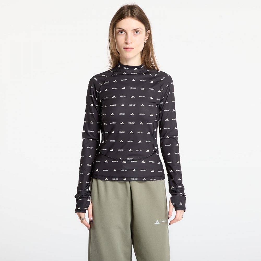 Tričko adidas x Moonboot Long Sleeve Top Black/ Clear Brown M