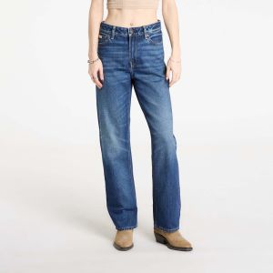 Džínsy Calvin Klein Jeans Signature 90S Straight Short Jeans Blue 24