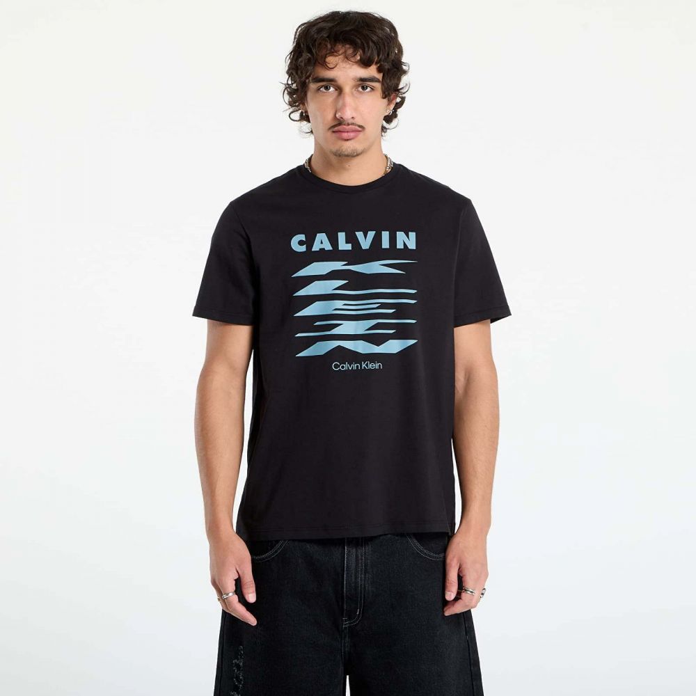 Tričko Calvin Klein Jeans SS Graphic Tee Black S