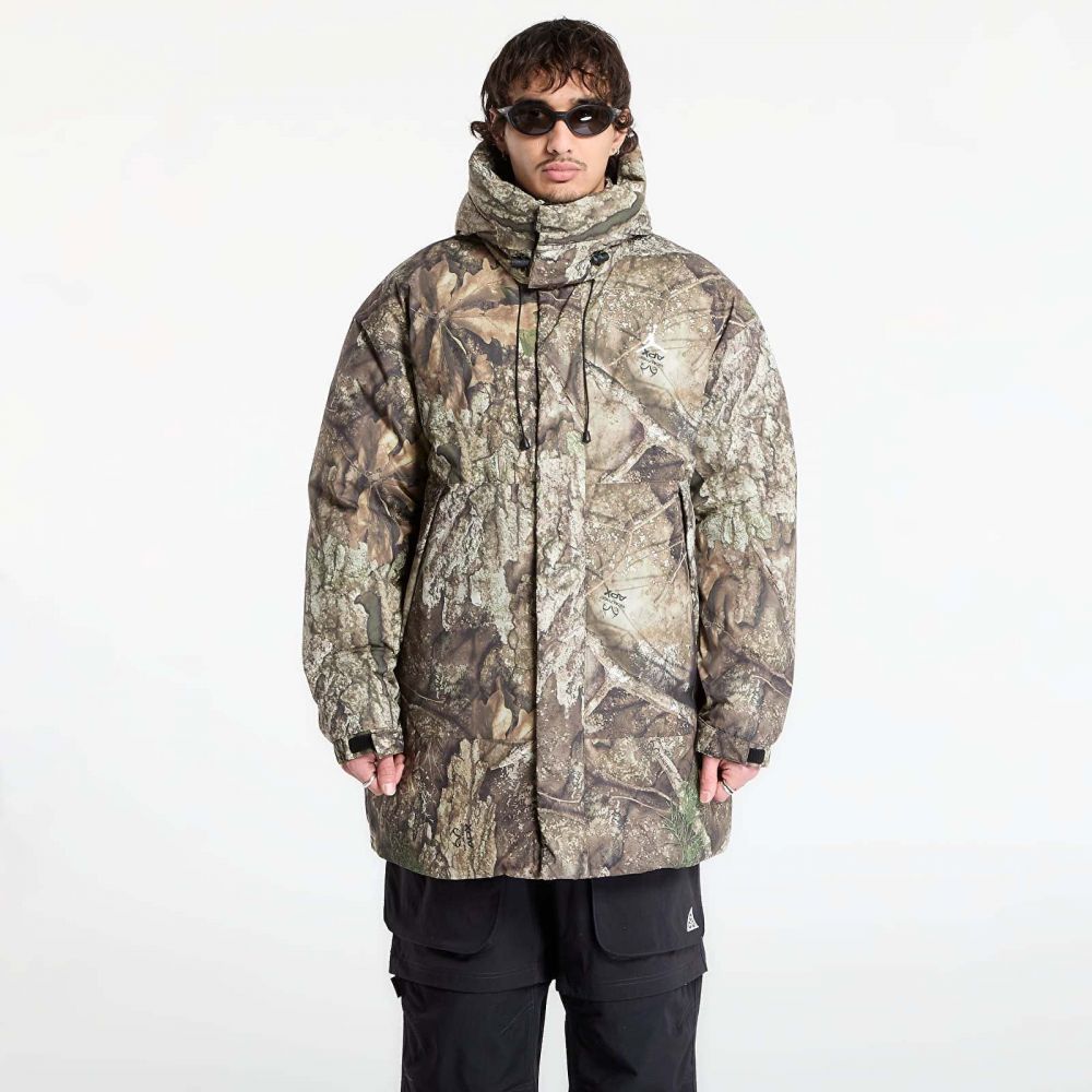 Bunda Jordan Flight Men's Therma-FIT Down Parka Medium Olive/ Black/ Sail XS