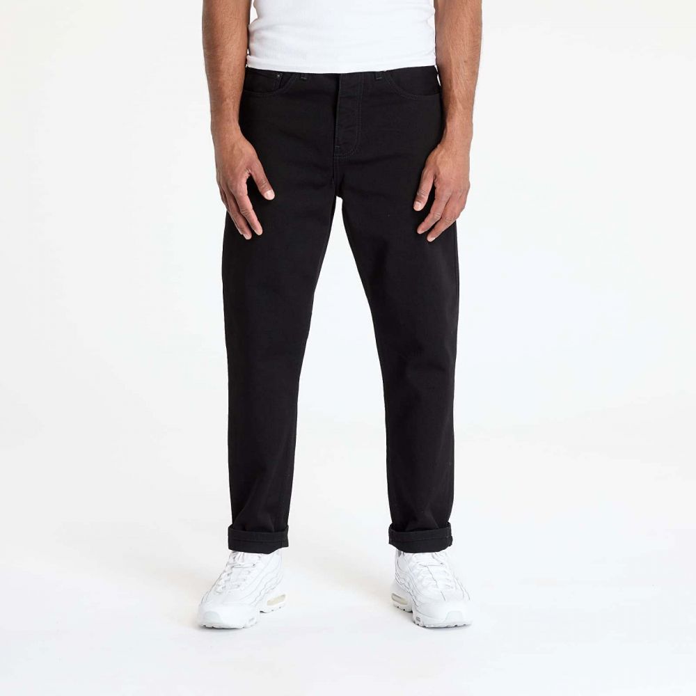 Džínsy Carhartt WIP Newel Pant Black 40