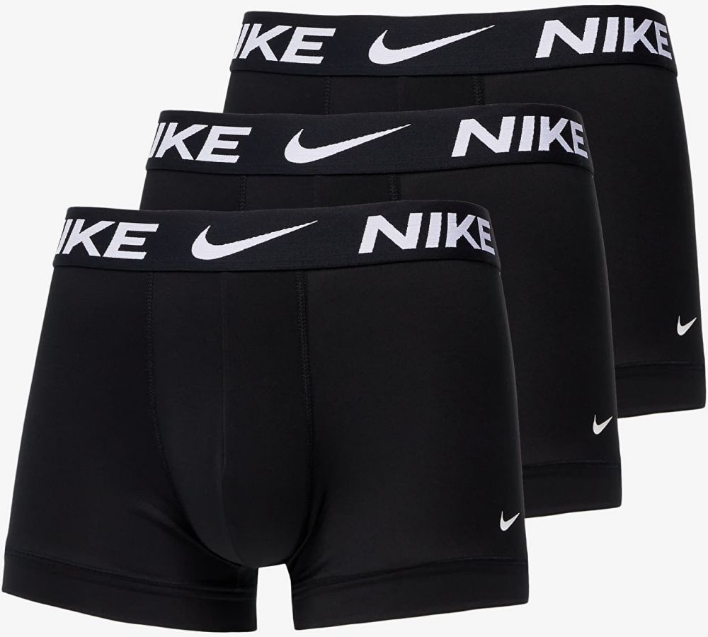 Boxerky Nike Dri-FIT Trunk Essential Micro 3-Pack Black XXL