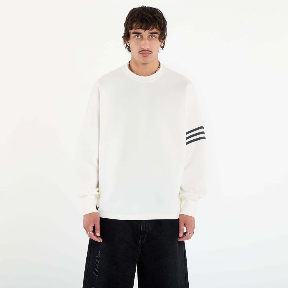 Mikina adidas Neuclassics Oversized Crew Sweatshirt Off White M