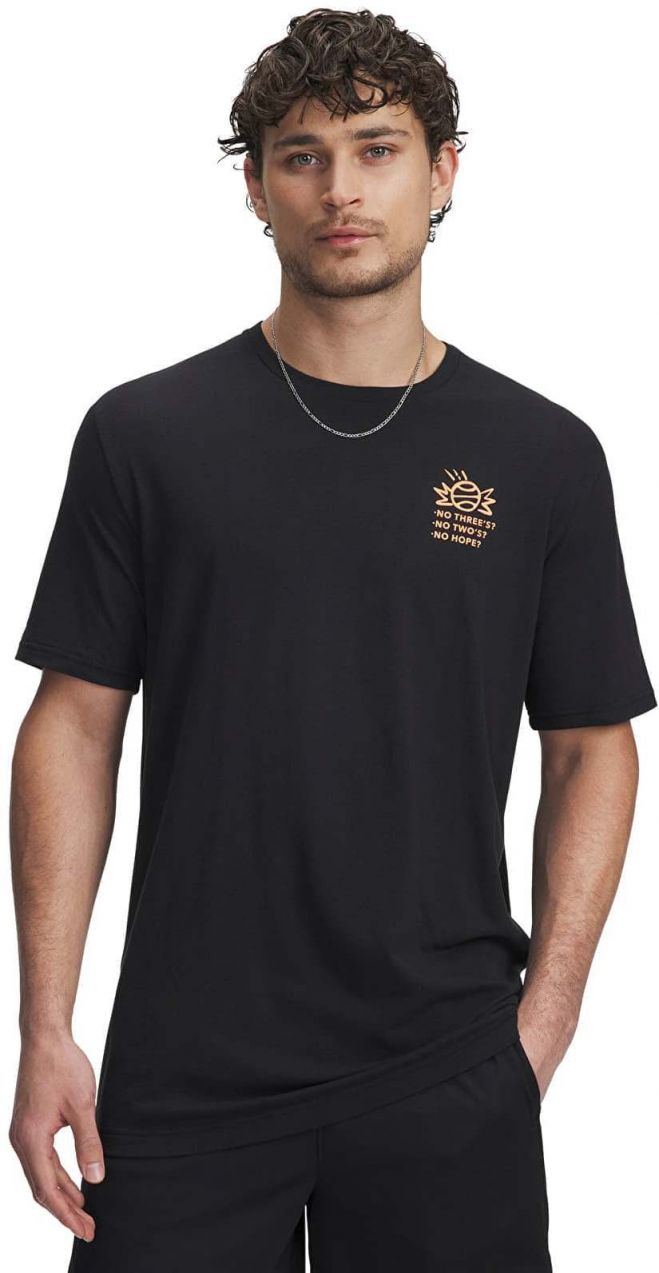 Tričko Under Armour M 60/40S Can'T Hoop SS T-Shirt Black XL
