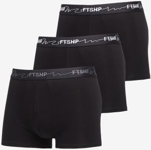 Boxerky FTSHP Mens Boxers 3-Pack Black XXL