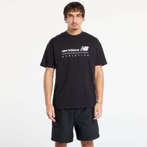 Tričko New Balance Linear Graphic T-Shirt Black L