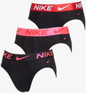 Boxerky Nike Hip Brief 3-Pack Black L