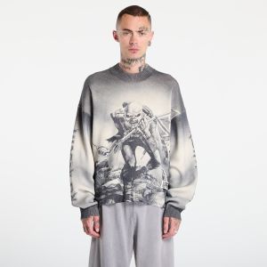 Sveter REPRESENT x Iron Maiden Trooper Knit Sunfade Grey M