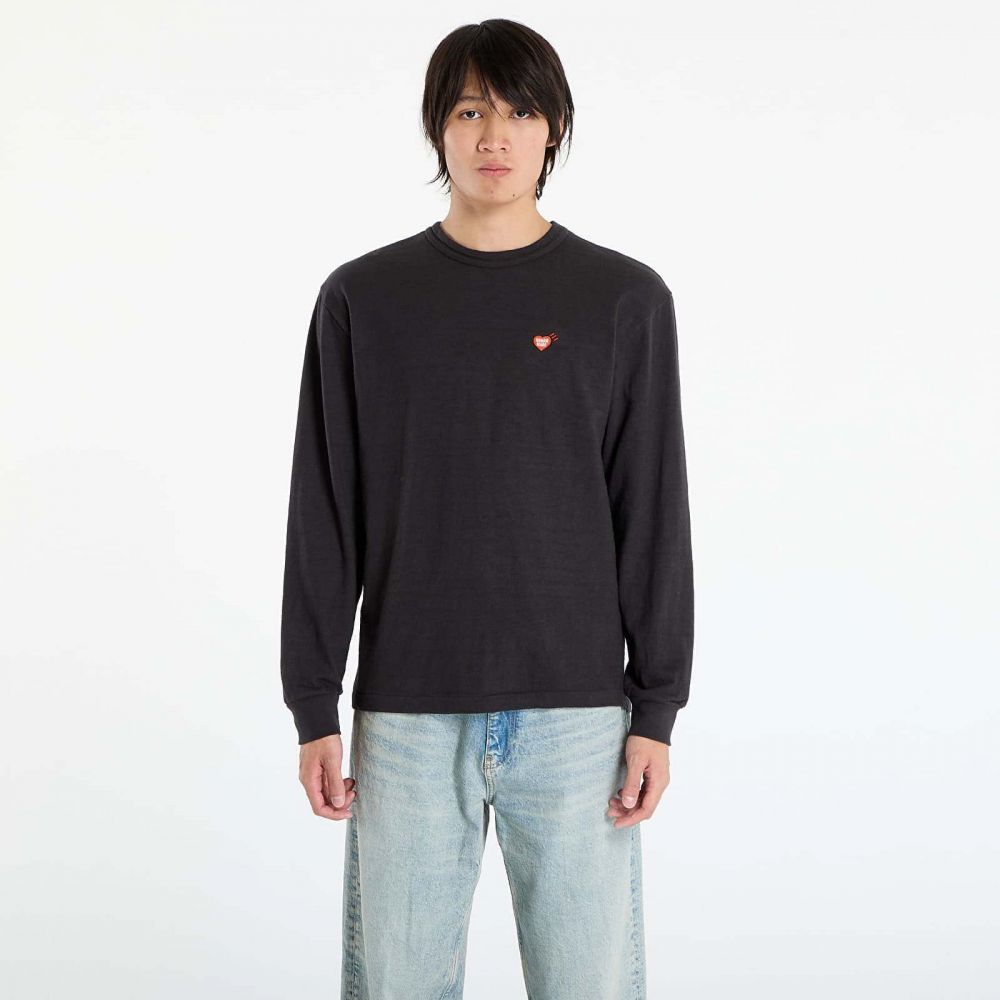 Tričko HUMAN MADE Graphic L/S T-Shirt Black L